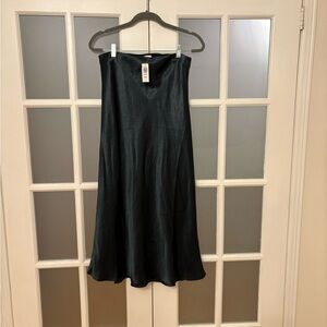 Aritzia Dark Green Maxi Skirt